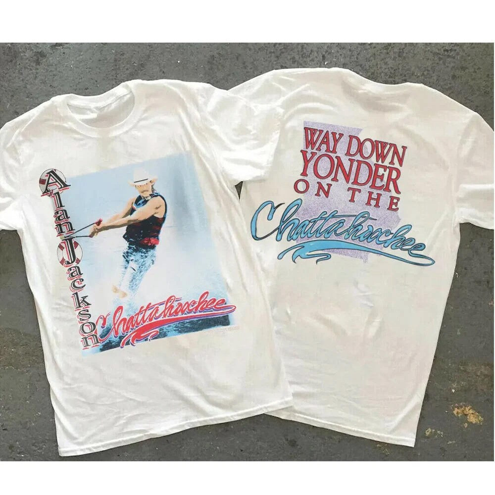 Alan Jackson Shirt ,Way Down Yonder On The Chattahoochee Shirt, Alan Jackson Tour Shirt