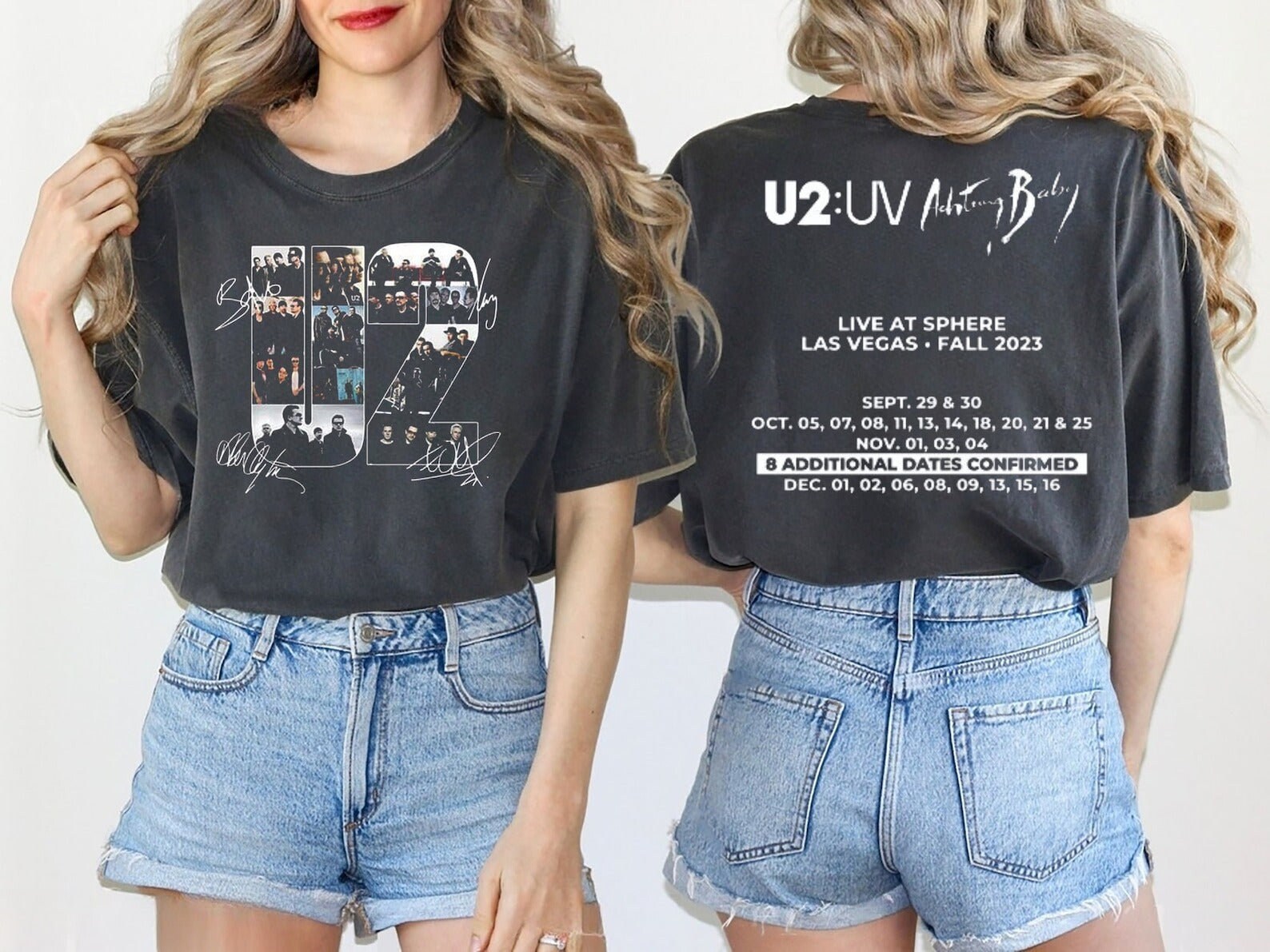 2023 Rock Band U2 Shirt, Achtung Baby Live At Sphere U2 Band Shirt