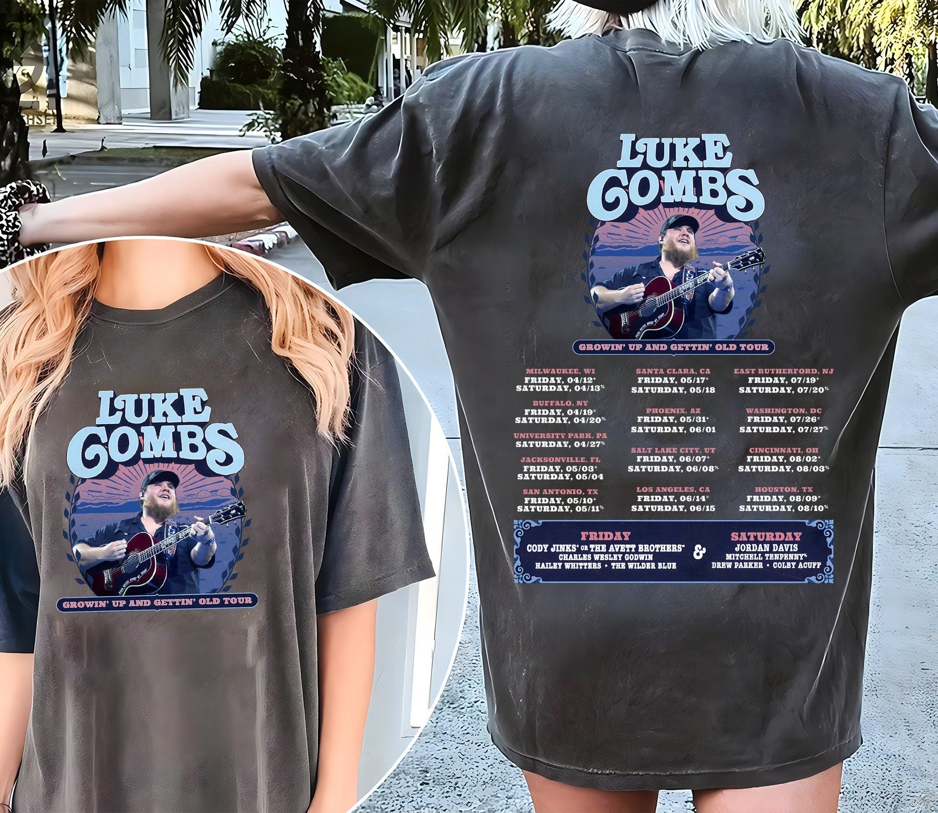 Growing Up and Getting Old Country Music shirt, 2024 tour T Shirt