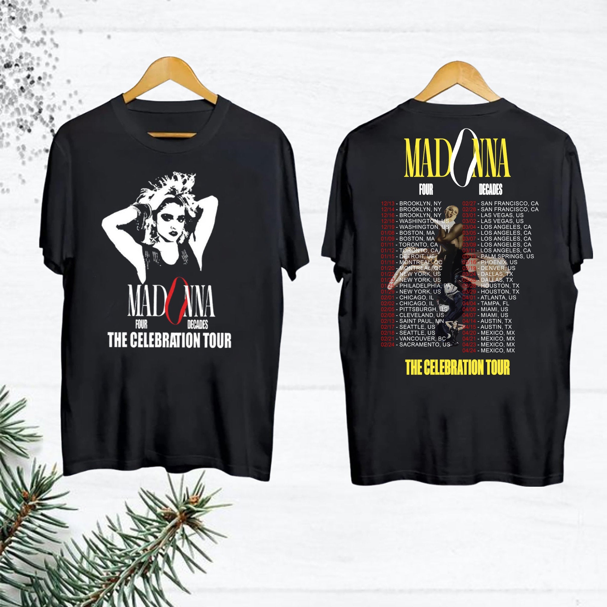 2024 Madonna The Celebration Tour T-Shirt, Madonna 90s Vintage Shirt