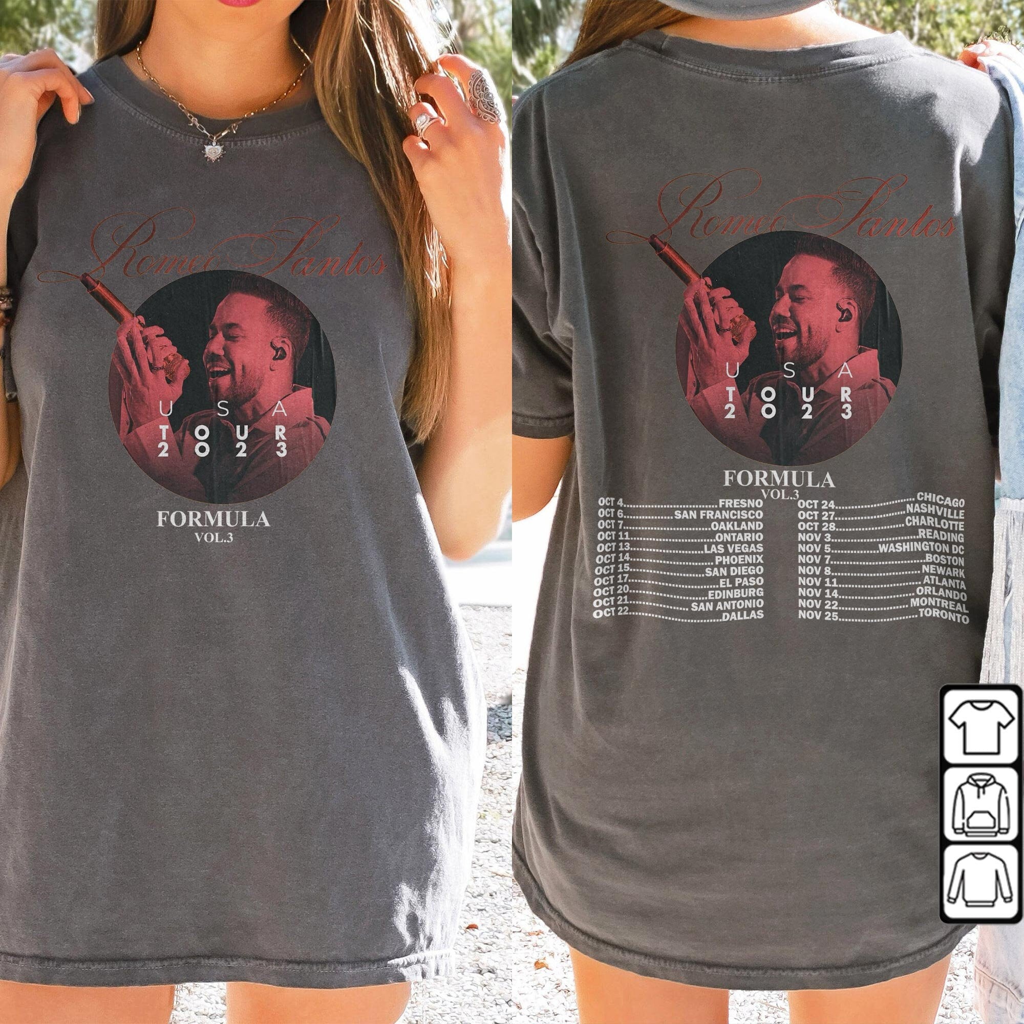 Romeo Santos Music Shirt, 2Side Romeo Santos Formula