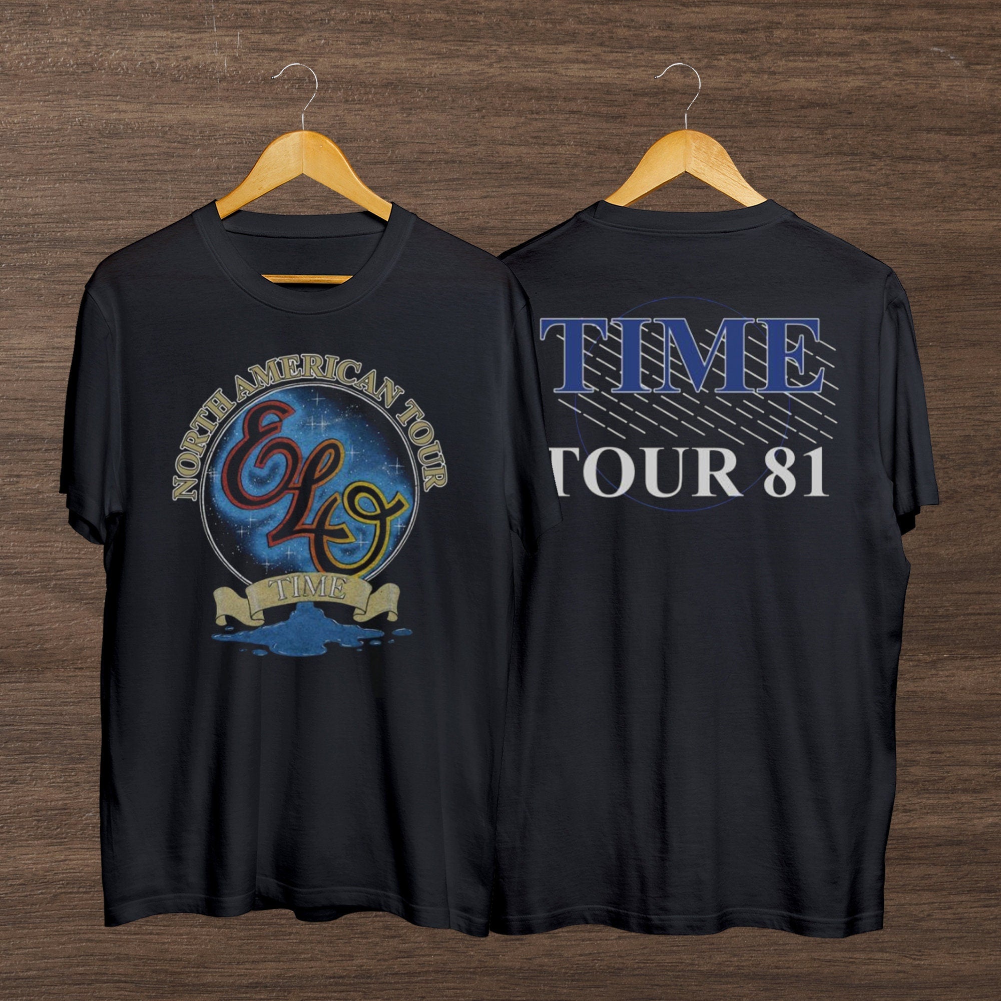 1981 Electric Light Orchestra Time Tour '81 American Tour Vintage Classic T-shirt