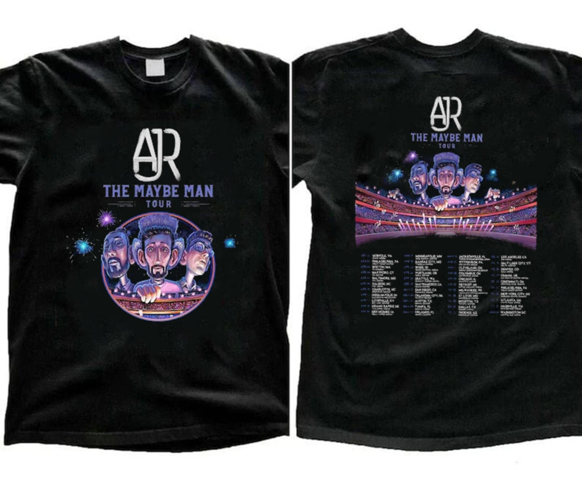 AJR The Maybe Man Tour 2024 Tour Shirt, AJR Band Fan Shirt, The Maybe Man 2024 Shirt