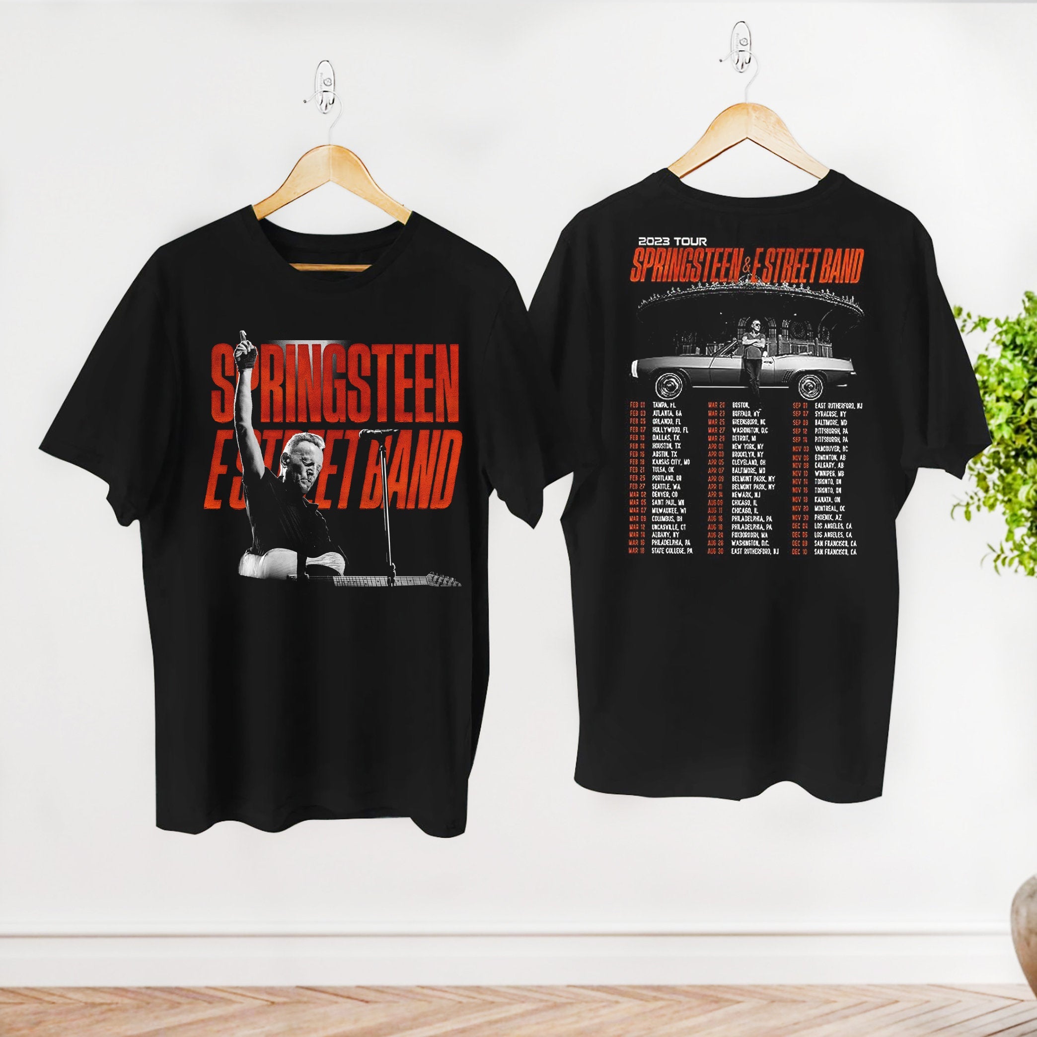 2 Side Bruce Springsteen And E Street 2023 Tour Shirt, Bruce Springsteen Fan Gift