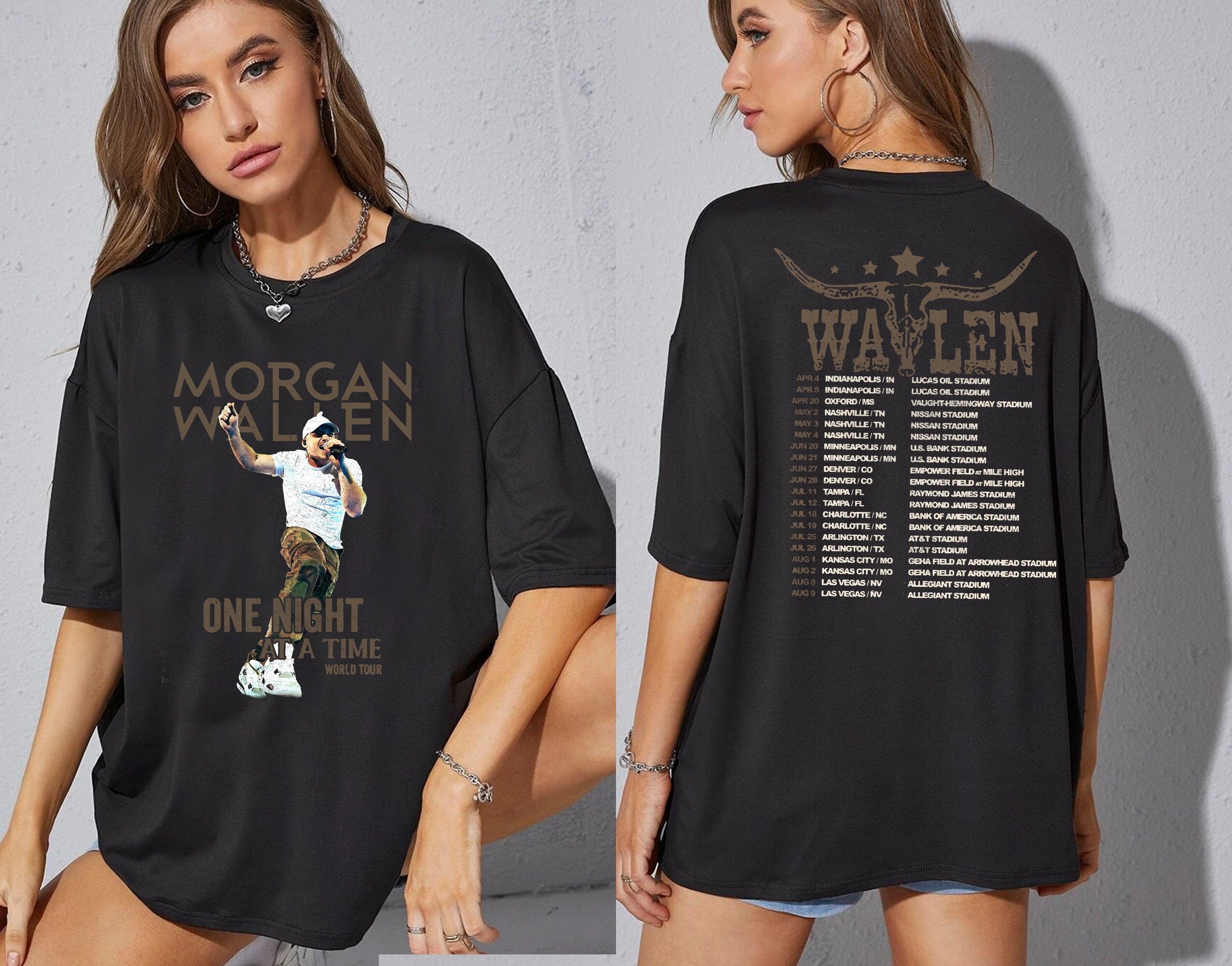 Wallen Graphic Shirt, 2024 Music Tour Shirt, Gift For Fan