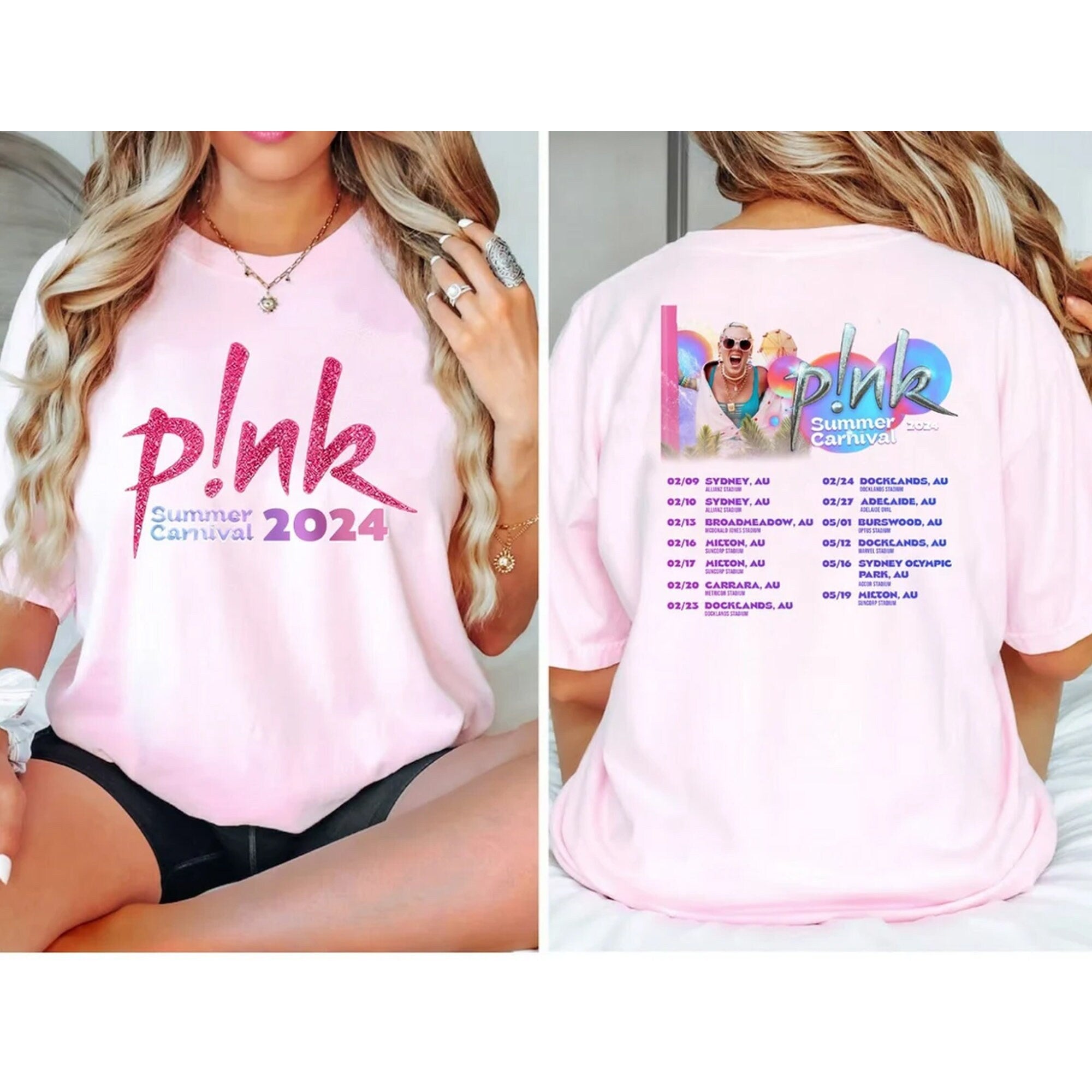 P!nk Summer Carnival 2024 Tour Shirt, 2024 Music Tour Shirt, Gift For Fan