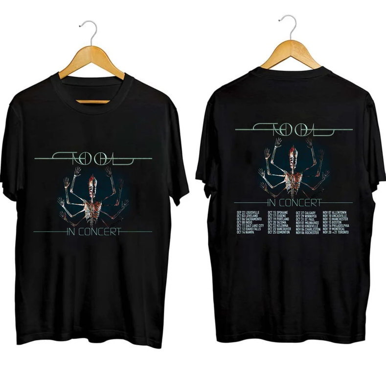 Tool In Concert 2023 Music Band Tour T-Shirt