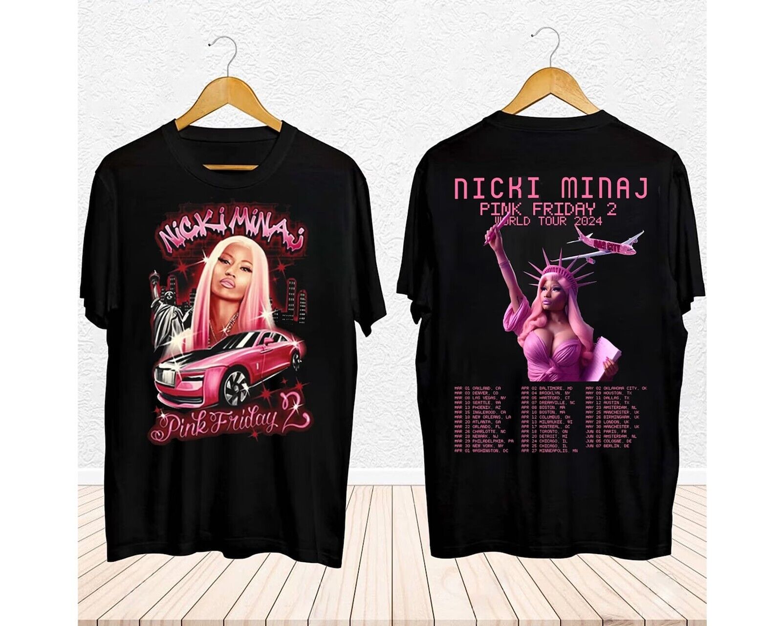 2024 Nicki Minaj Tour T-Shirt, Fans Gift