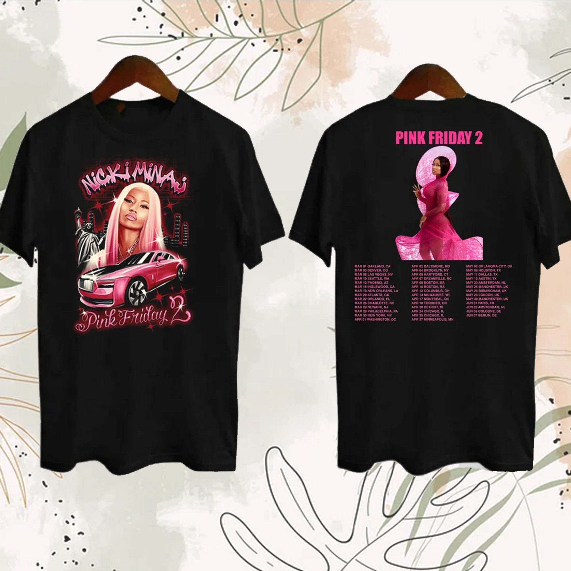 2024 Nicki Minaj Tour T-Shirt, Nicki Minaj Pink Friday 2 Concert Shirt