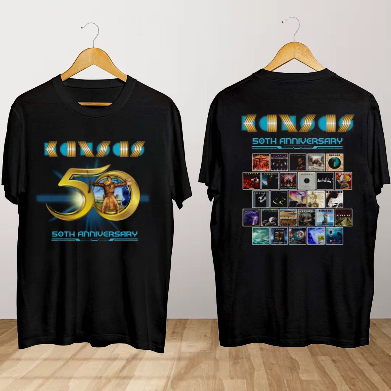 Kansas Music Band 50th Anniversary Tour 2024 T Shirt
