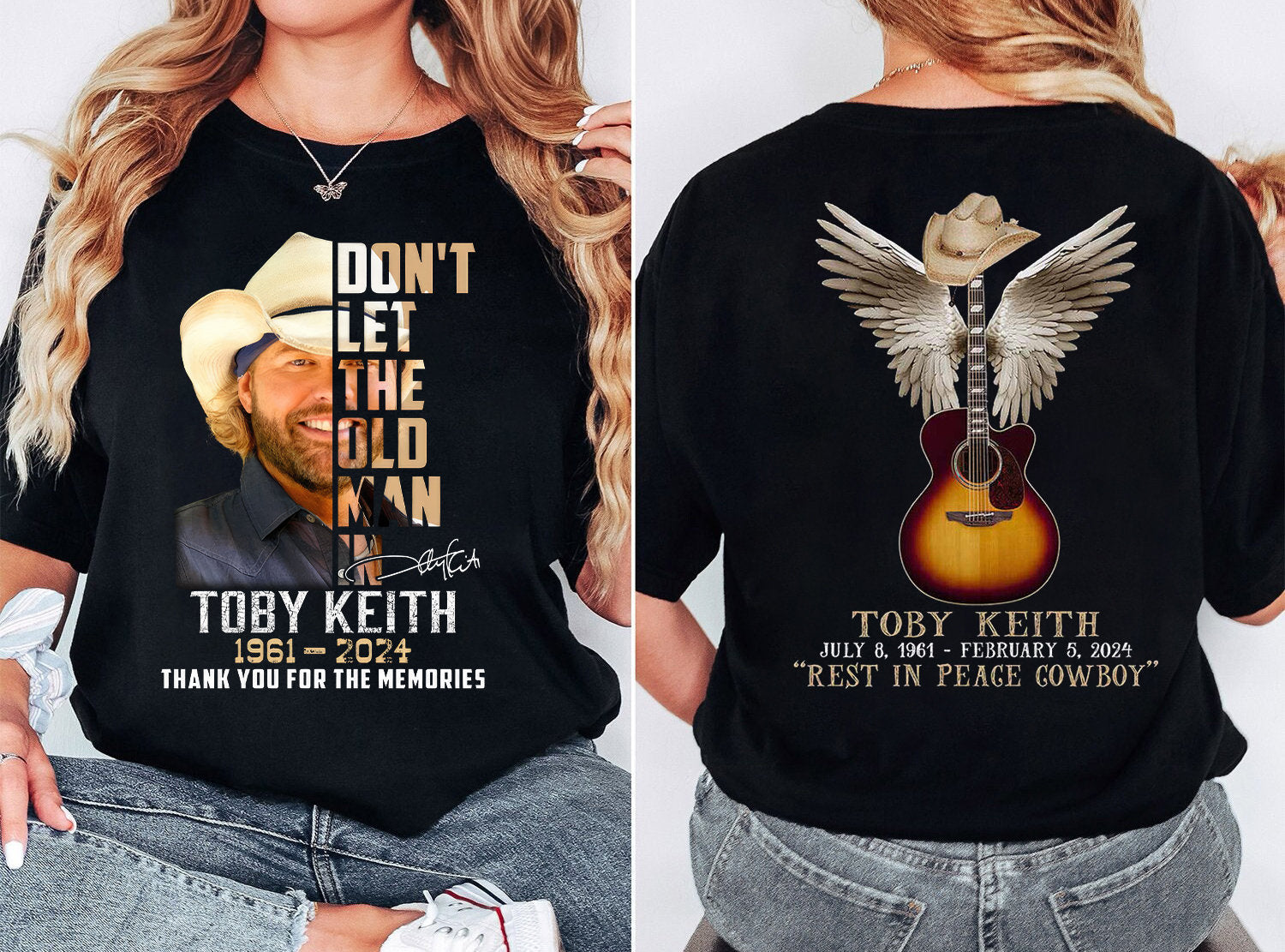 Toby Keith Memorial T-Shirt, Toby Keith Country Music Legend Tribute Shirt