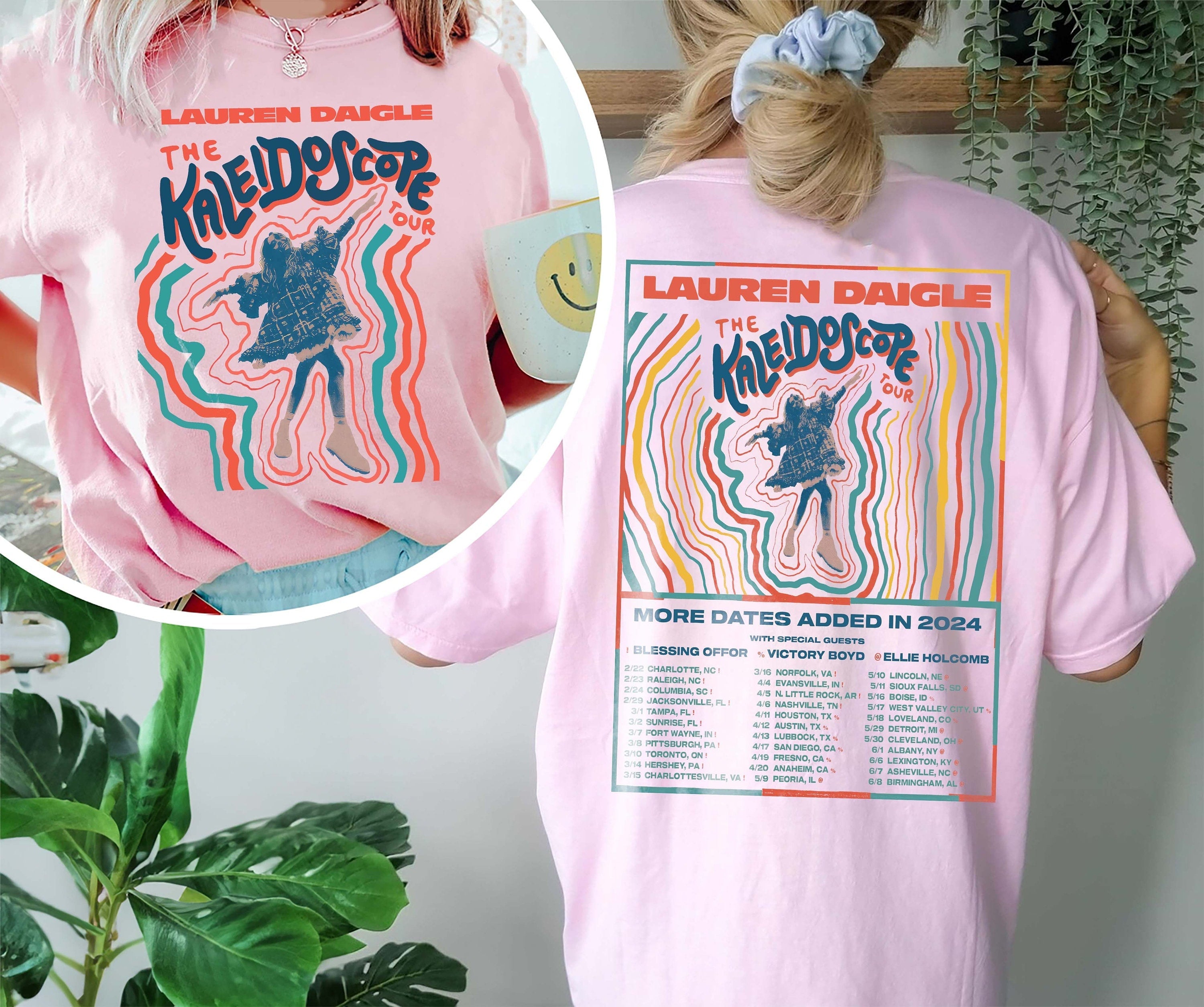 2024 Lauren Daigle The Kaleidoscope Tour Shirt, Lauren Daigle Concert Shirt