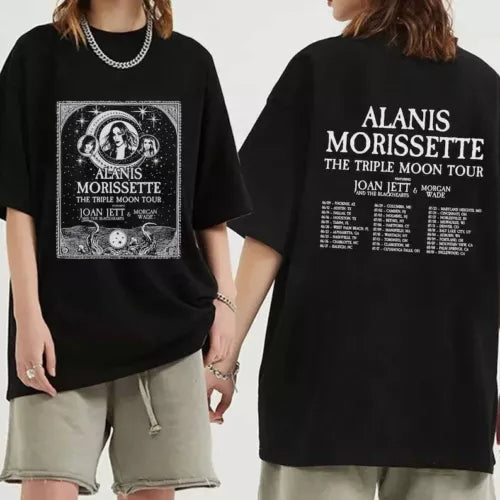 Alanis Morissette The Triple Moon Tour 2024 Shirt, Alanis Morissette Fan Shirt