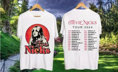 Stevie.Nicks 2024 Tour Shirt Concert Vintage T-Shirt Live 90s Graphic Fans Music