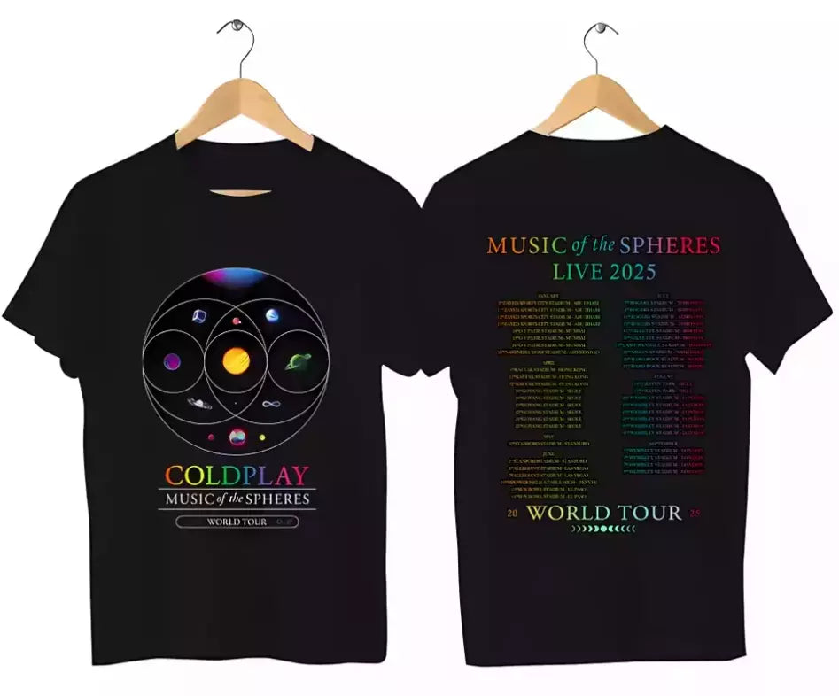 2025 Coldplay World Tour T-Shirt For