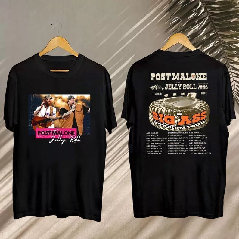 Post Malone tour 2025, Music shirt , Funny shirt