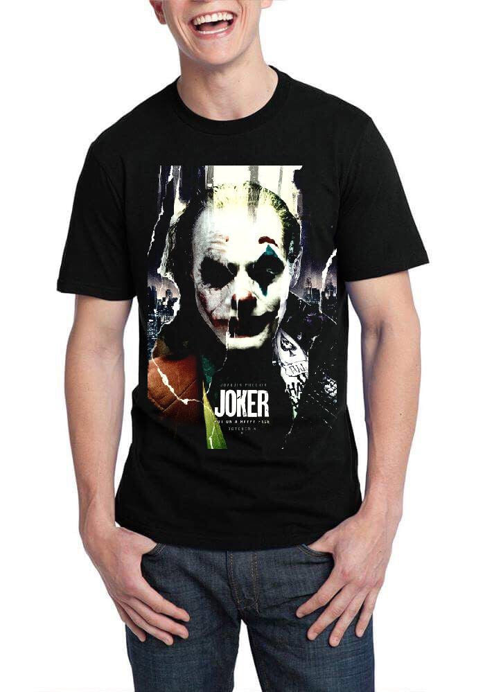 Joker Movie Black T-Shirt Style001