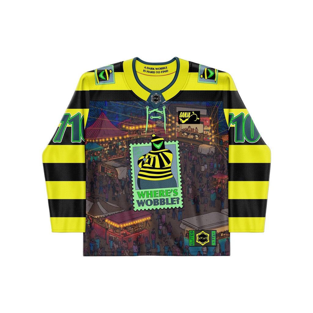 710 Where's Wobble Hockey Jersey Trippy Jersey Shirt Dad Gifts