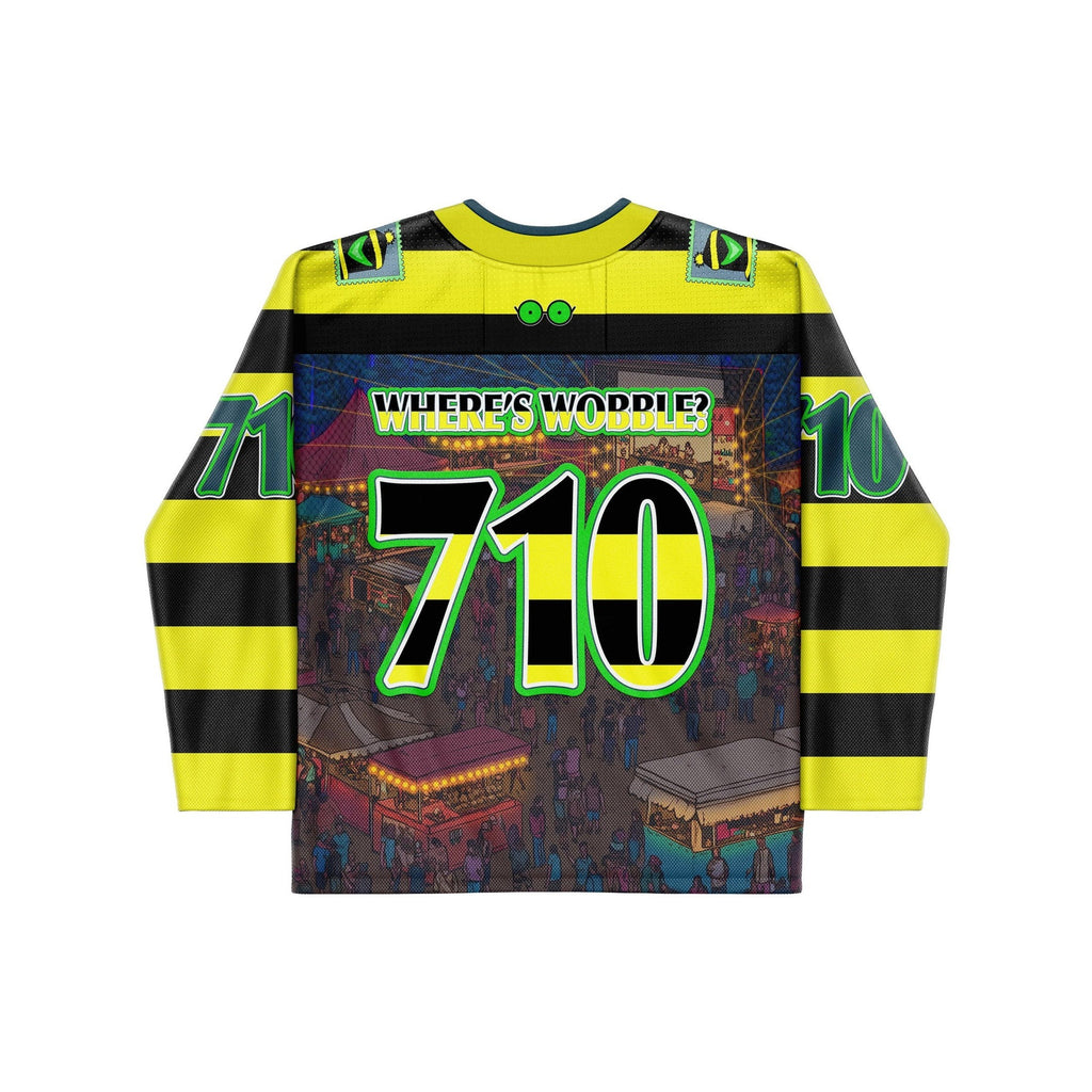 710 Where's Wobble Hockey Jersey Trippy Jersey Shirt Dad Gifts