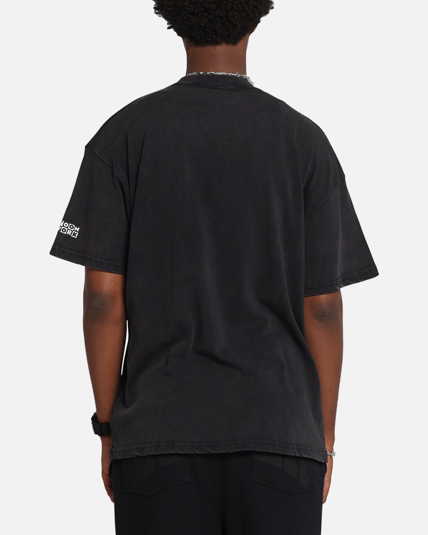 73 Studio X Cartoon Network Courage The Cowardly Dog Grail Vintage T-Shirt Black Acidwash