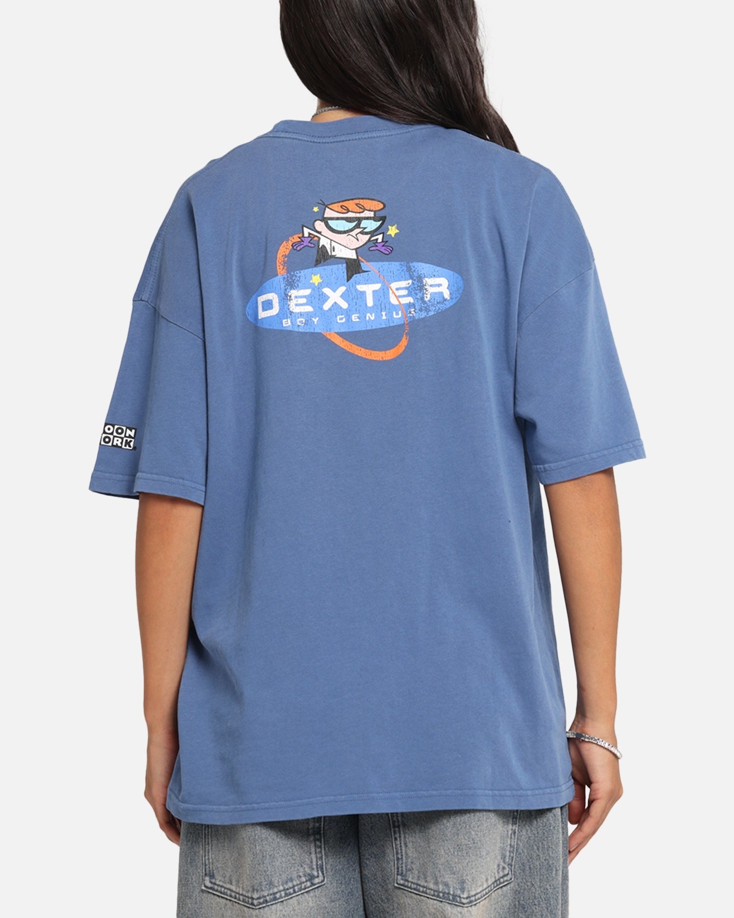 73 Studio X Cartoon Network Dexter's Laboratory Grail Vintage T-Shirt Cobalt Style001