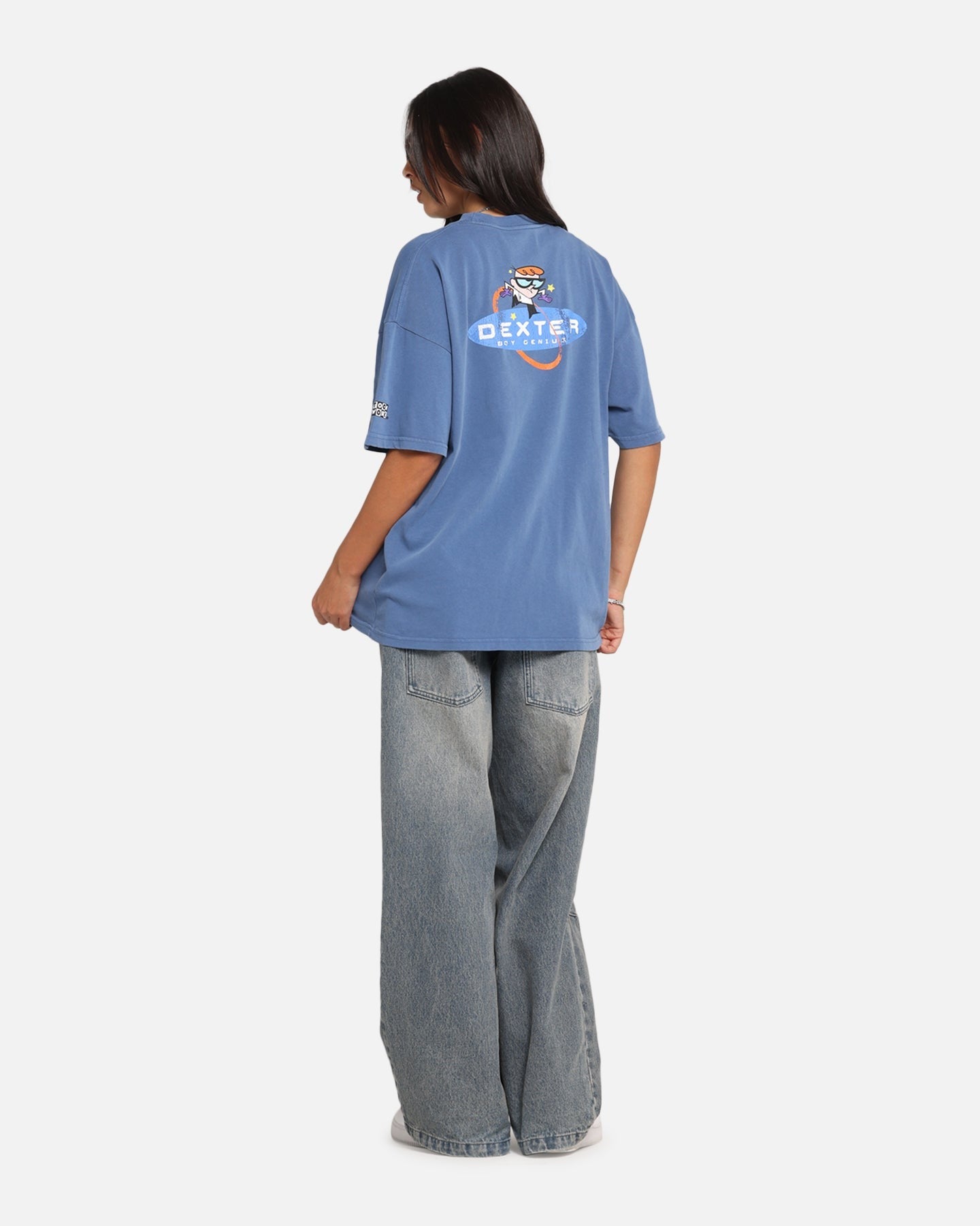 73 Studio X Cartoon Network Dexter's Laboratory Grail Vintage T-Shirt Cobalt Style001