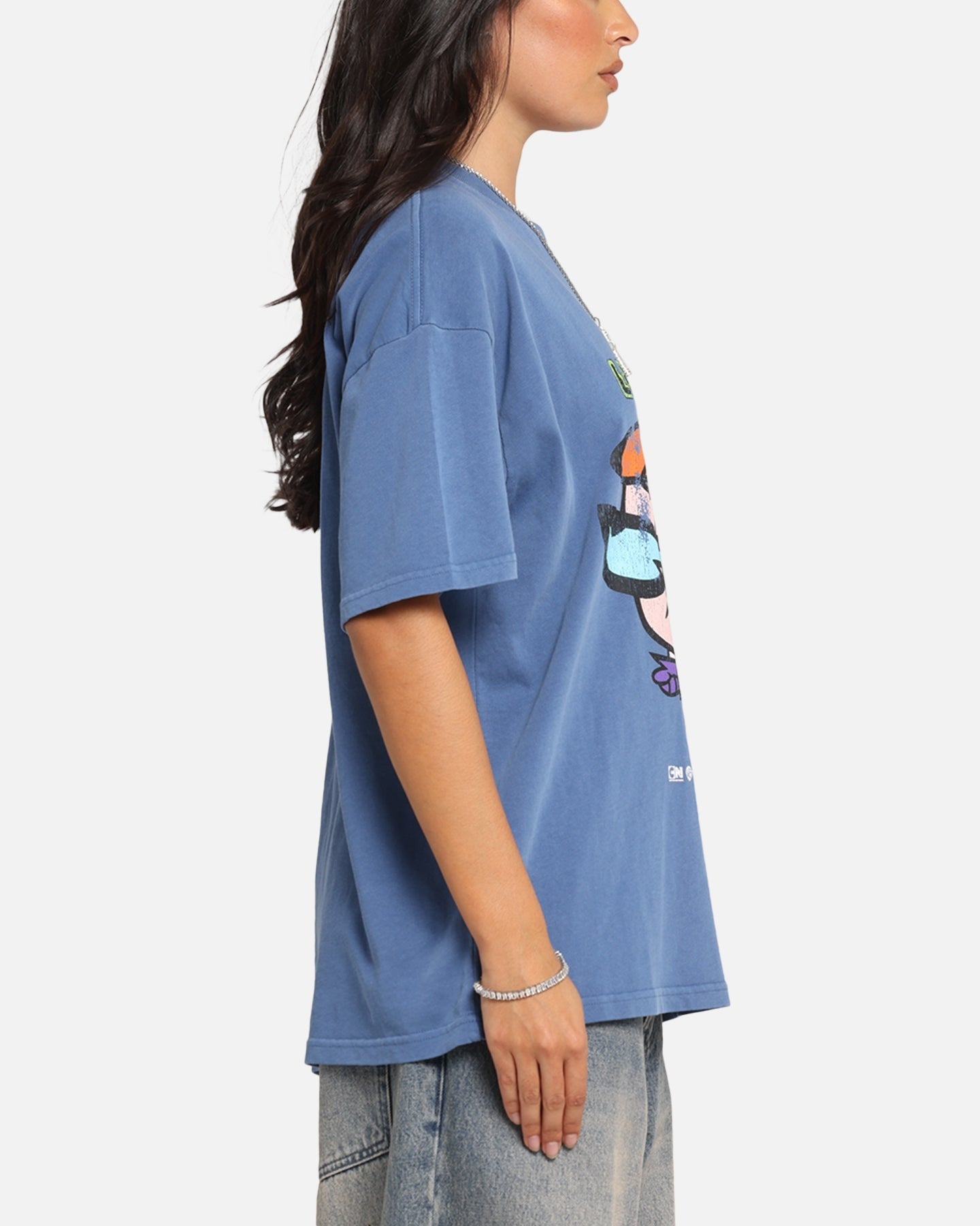 73 Studio X Cartoon Network Dexter's Laboratory Grail Vintage T-Shirt Cobalt Style001