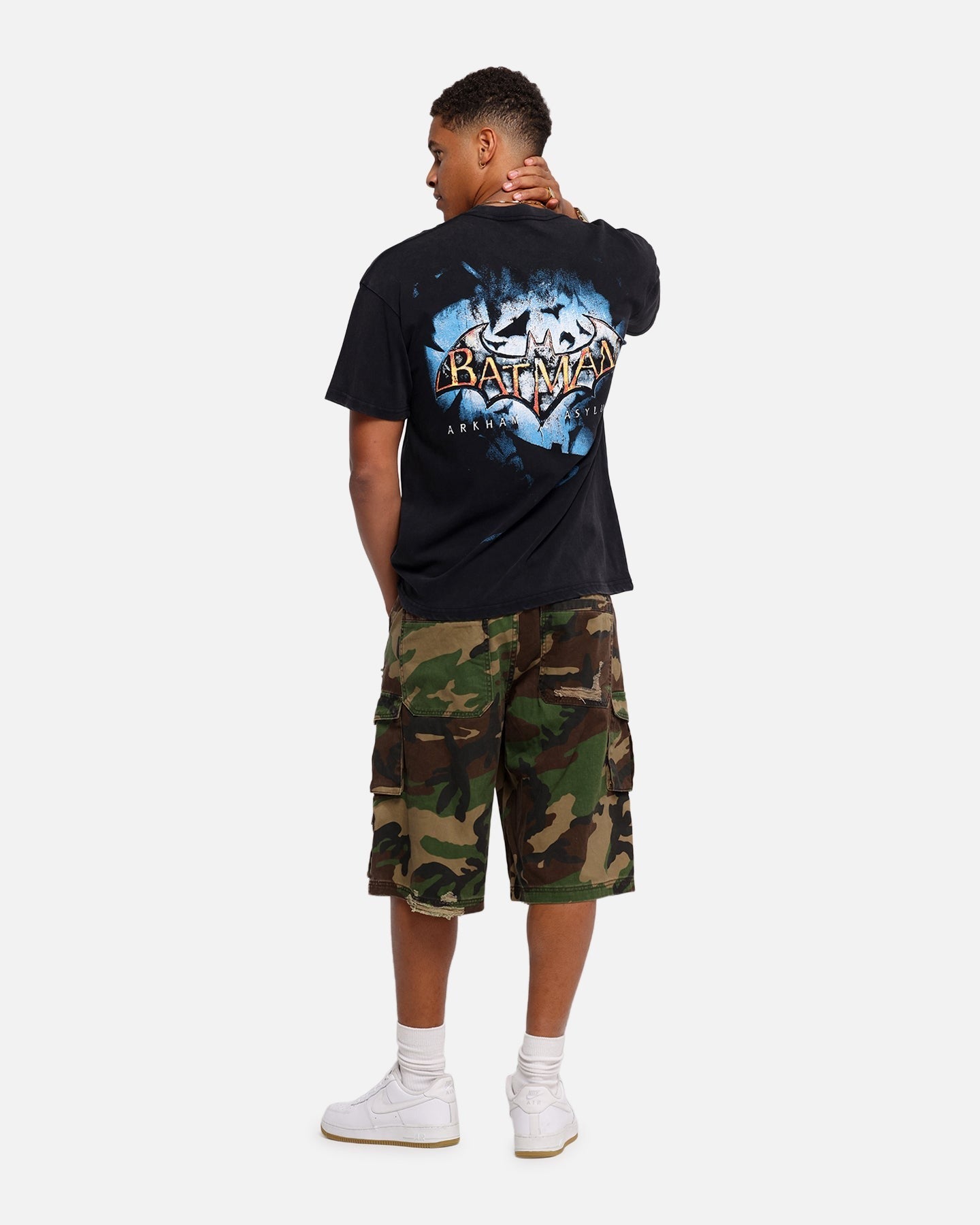 73 Studio X DC Batman Arkham Asylum Vintage T-Shirt Black