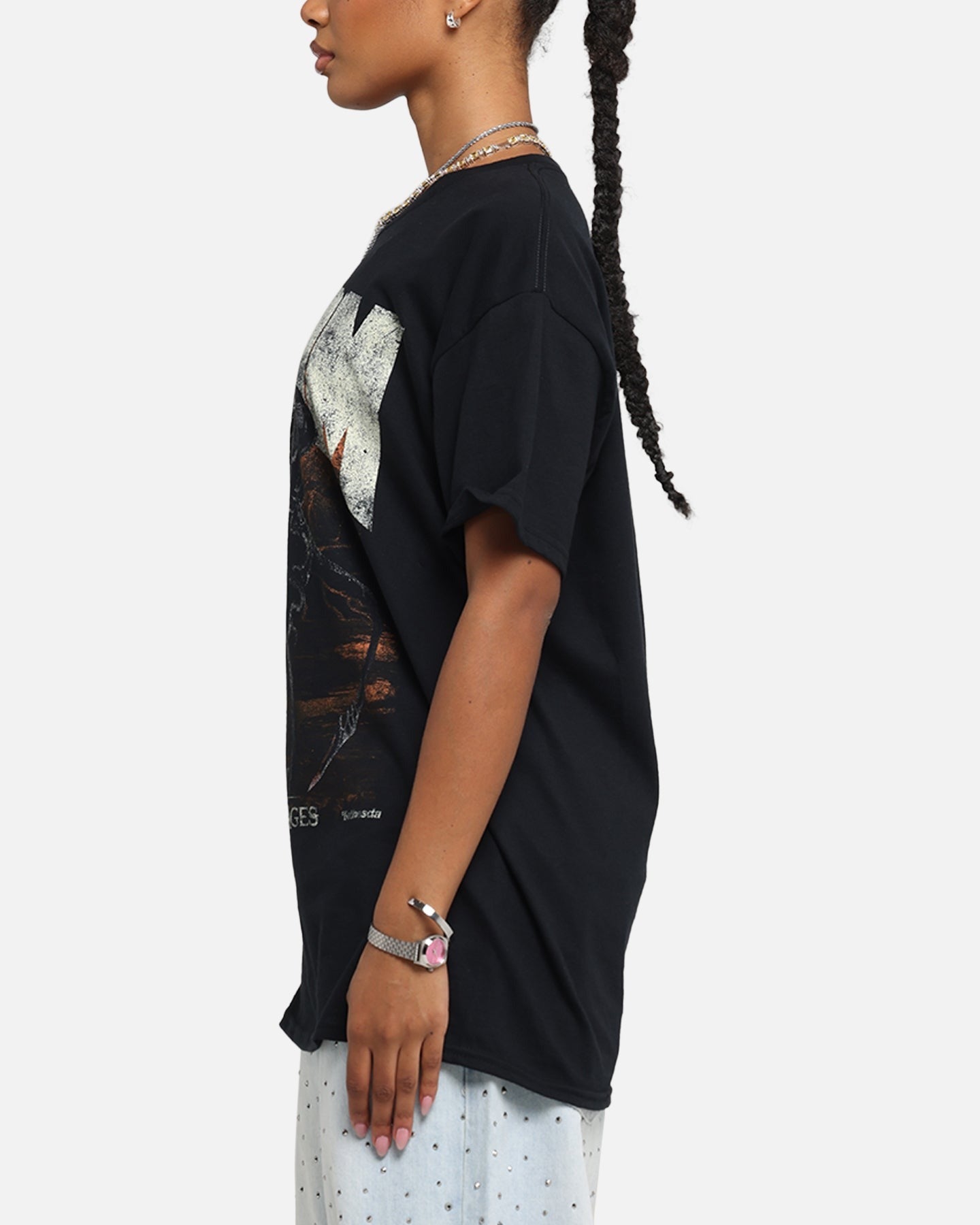 73 Studio X Doom Cacodemon Metal T-Shirt Black Style001