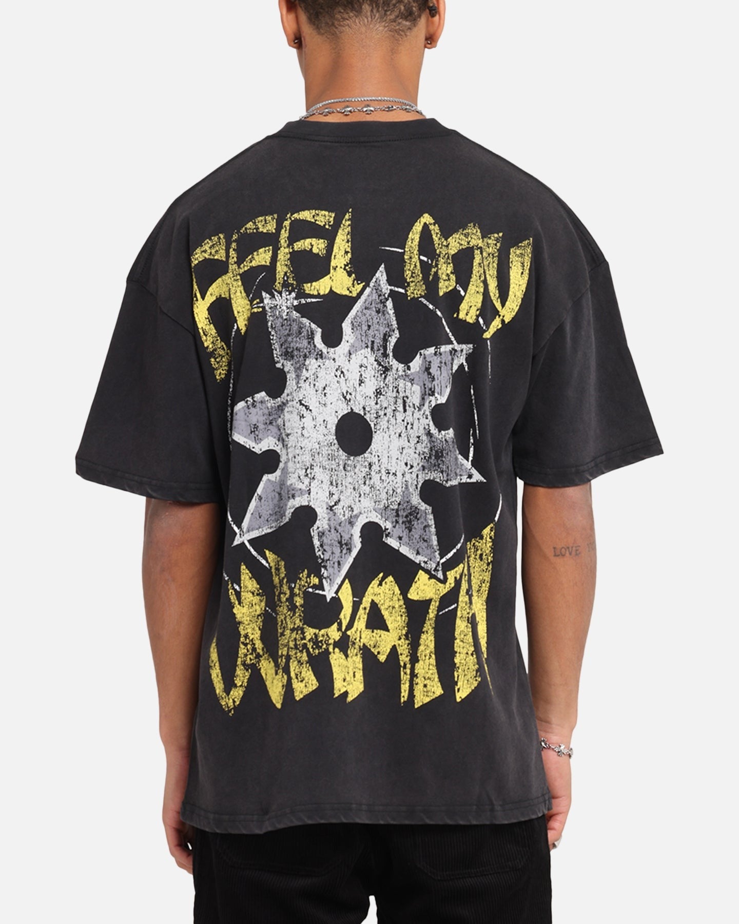 73 Studio X South Park Lets Fighting Love Vintage T-Shirt Black Acidwash