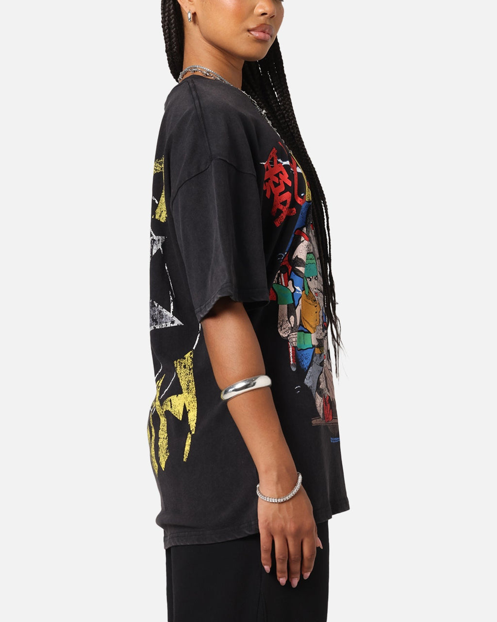 73 Studio X South Park Lets Fighting Love Vintage T-Shirt Black Acidwash Style001