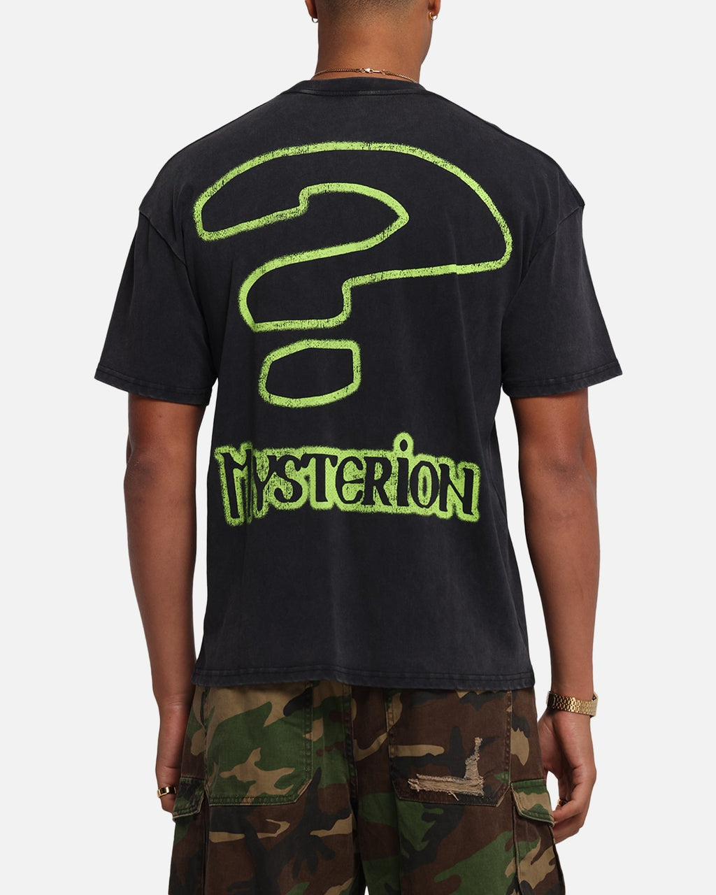 73 Studio X South Park Mysterion Vintage T-Shirt Black Acidwash