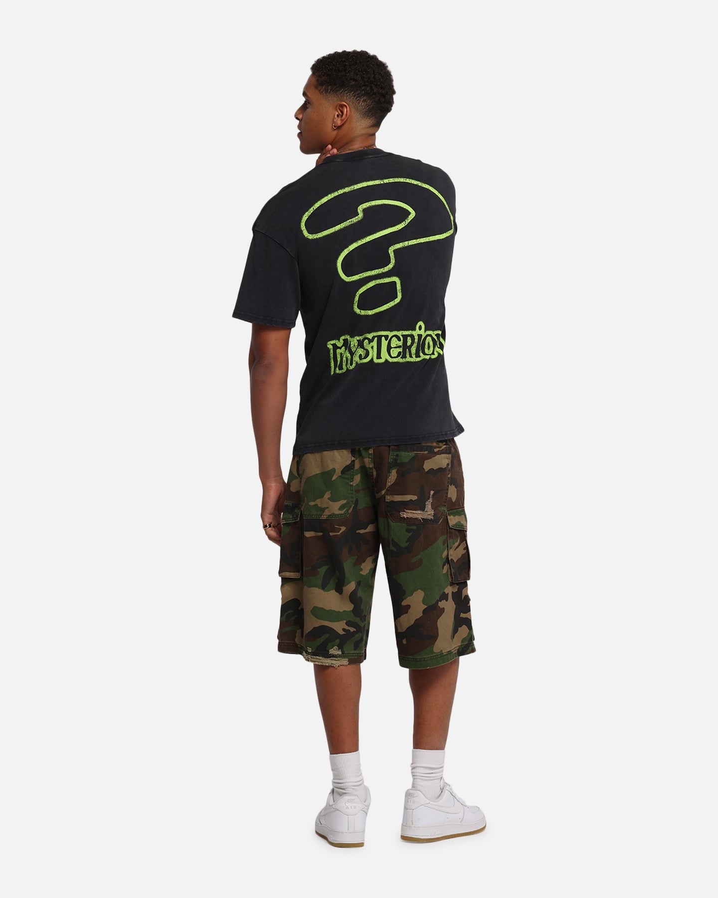 73 Studio X South Park Mysterion Vintage T-Shirt Black Acidwash