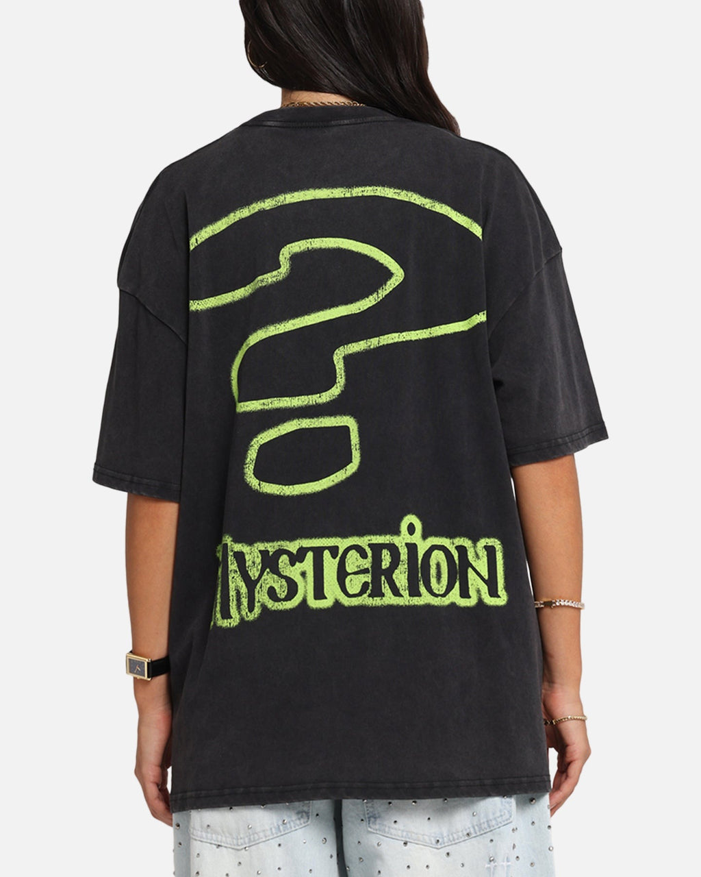 73 Studio X South Park Mysterion Vintage T-Shirt Black Acidwash Style001