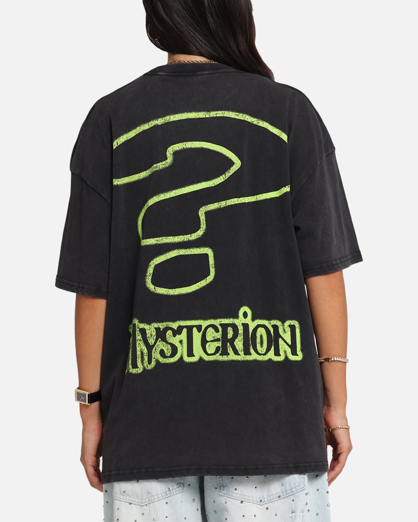 73 Studio X South Park Mysterion Vintage T-Shirt Black Acidwash Style001