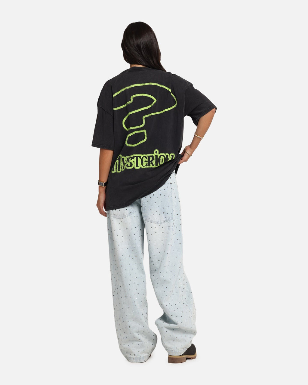 73 Studio X South Park Mysterion Vintage T-Shirt Black Acidwash Style001