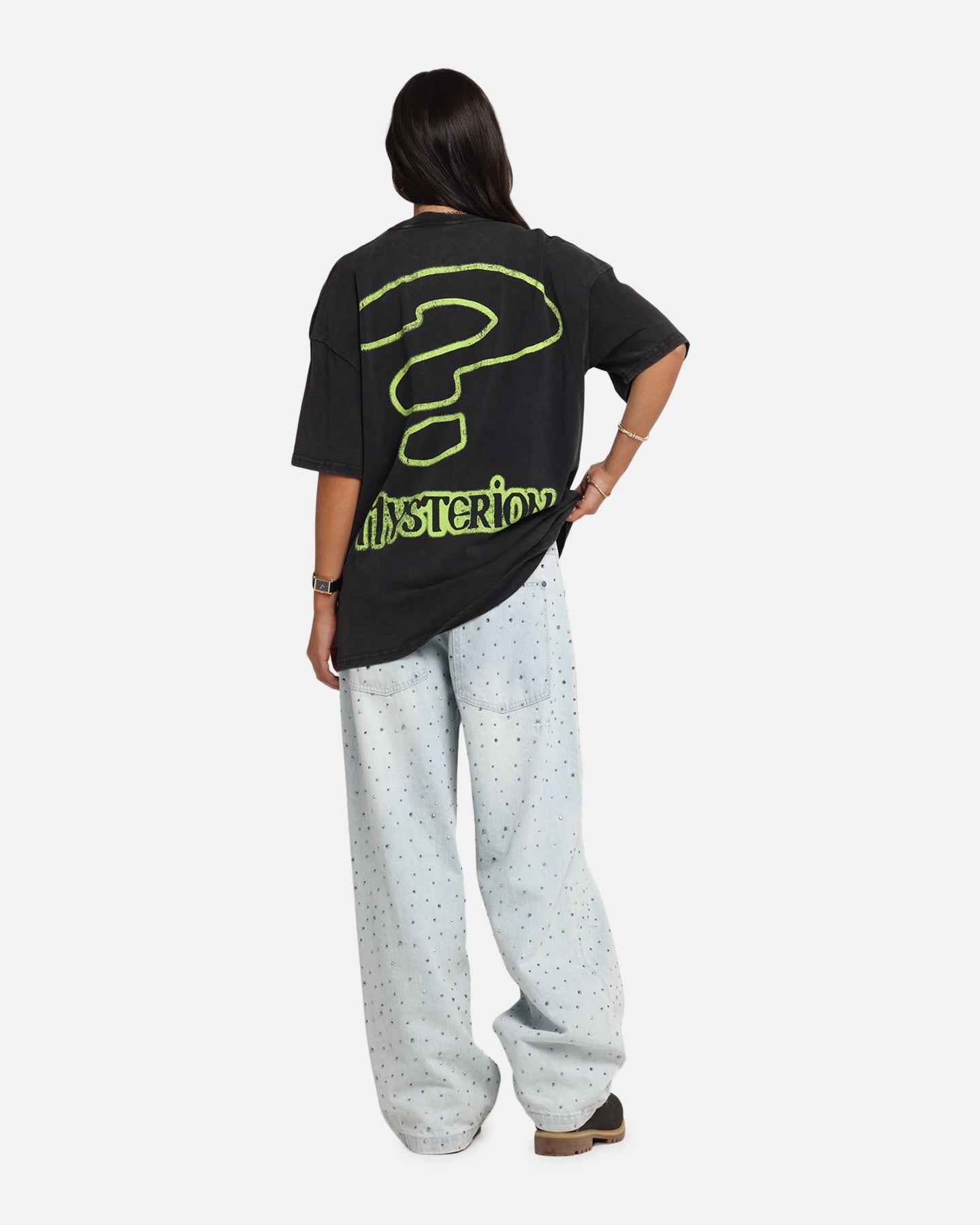 73 Studio X South Park Mysterion Vintage T-Shirt Black Acidwash Style001