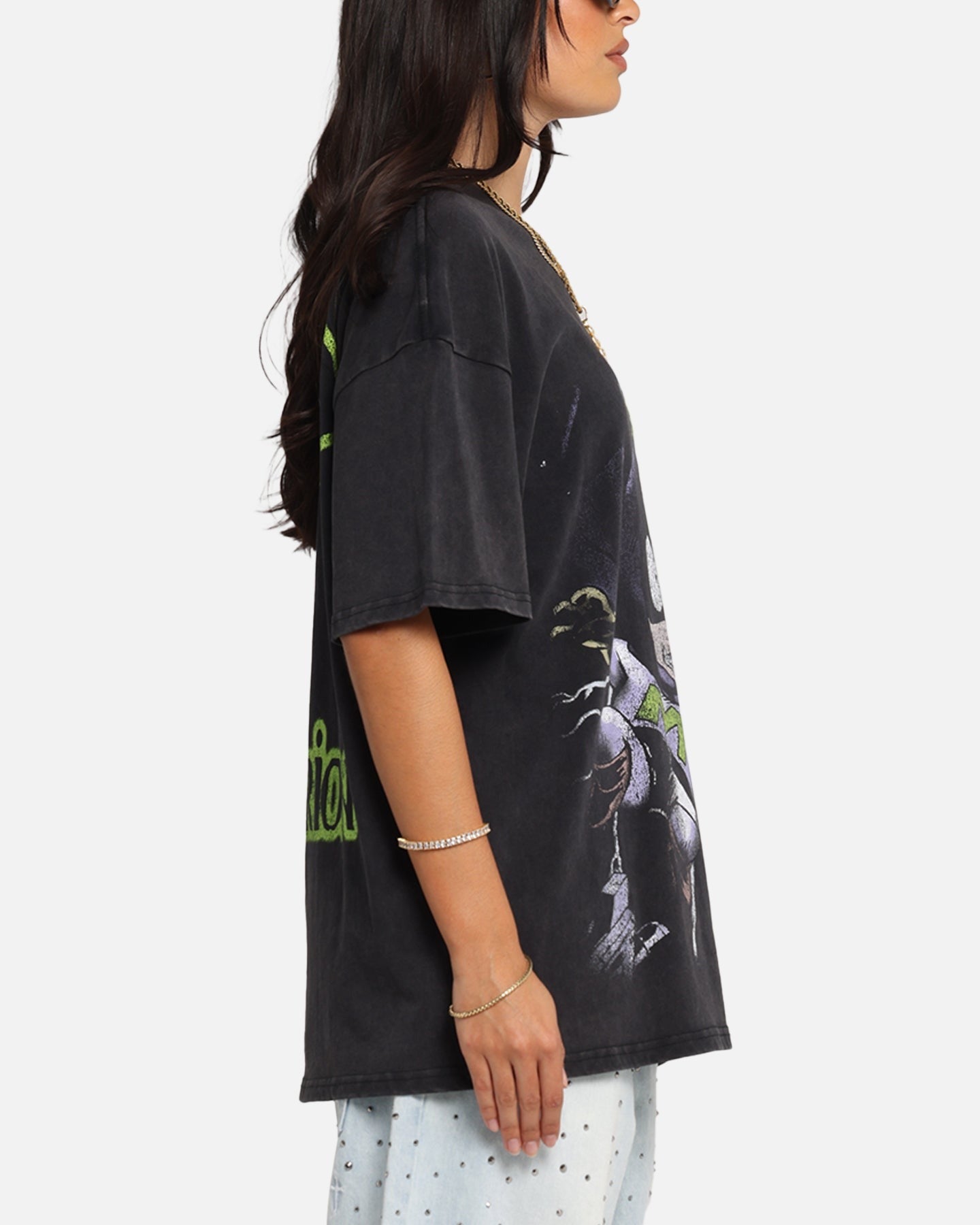 73 Studio X South Park Mysterion Vintage T-Shirt Black Acidwash Style001