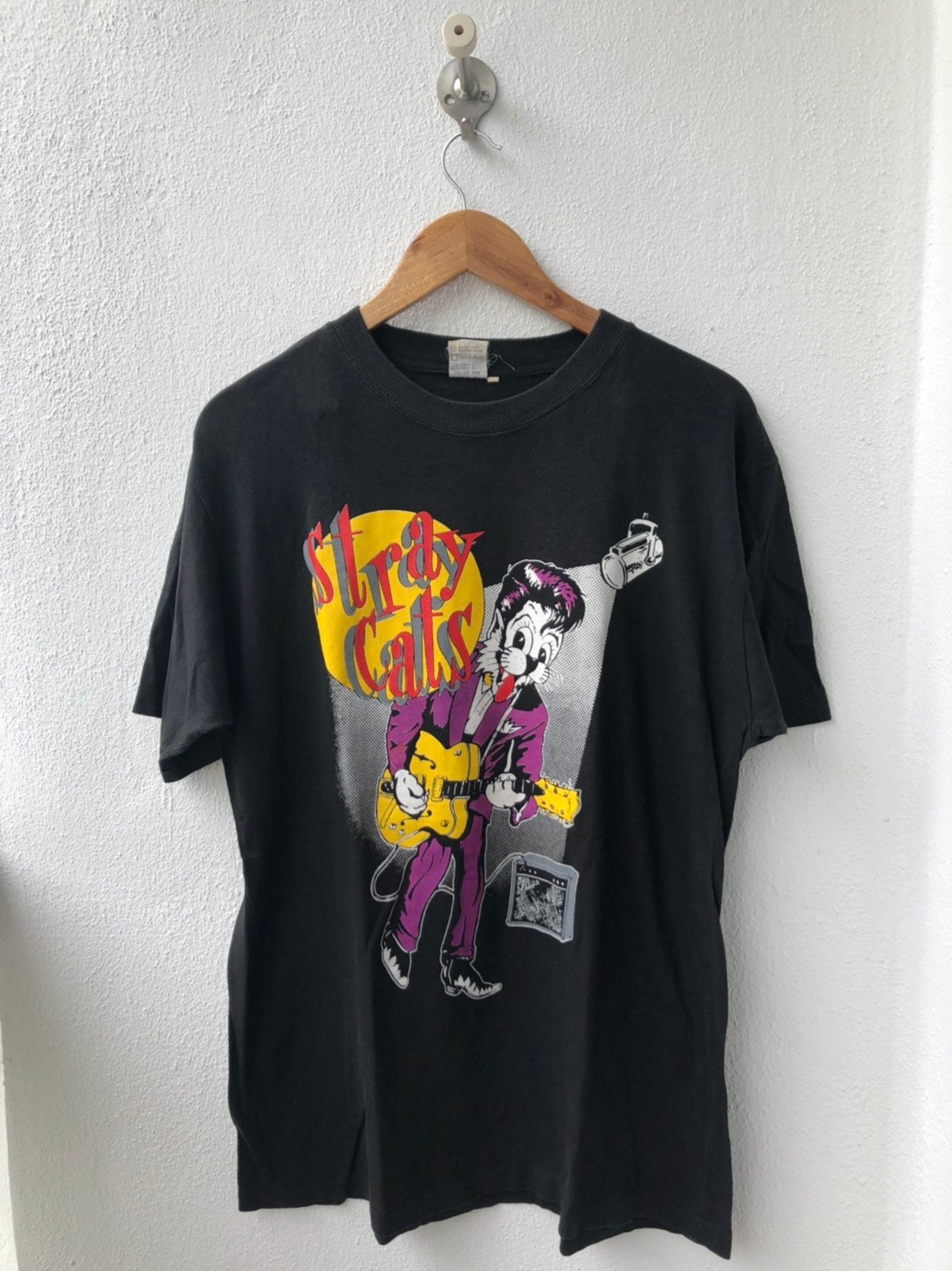 Vintage Stray Cats "Japan 1992 Tour" American Rockabilly Band Rock and Roll Music