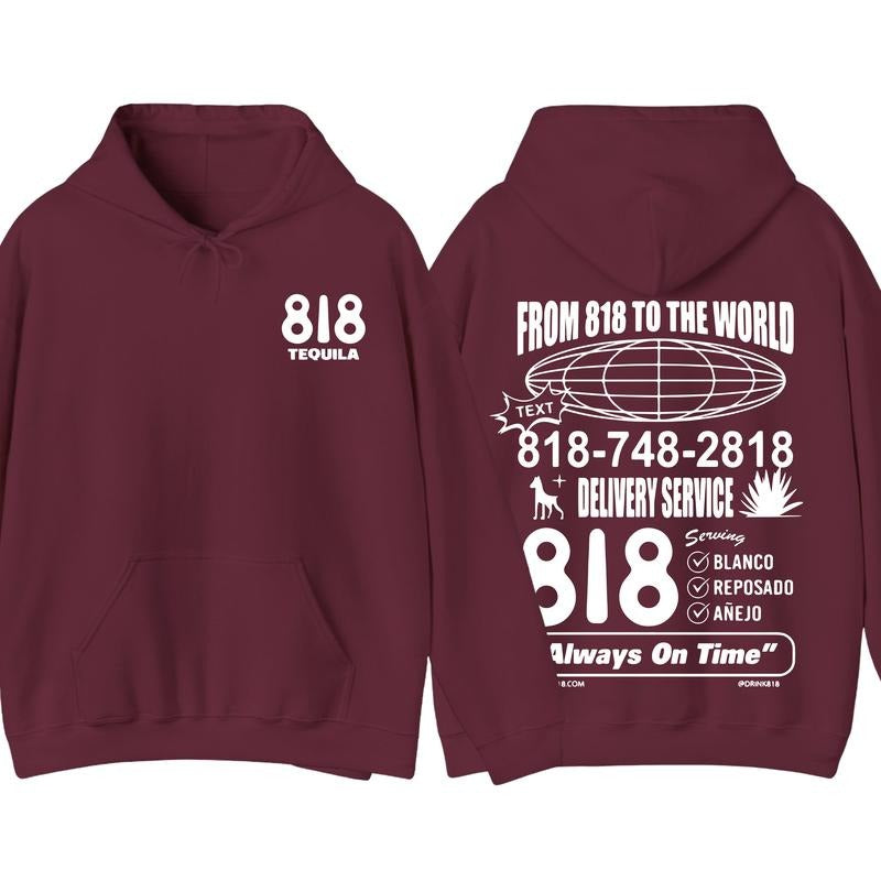 818 Tequila Hoodie, Trendy Hoodie, Regeneraton For The Next Generation, Gift for Mom Dad, Colorful