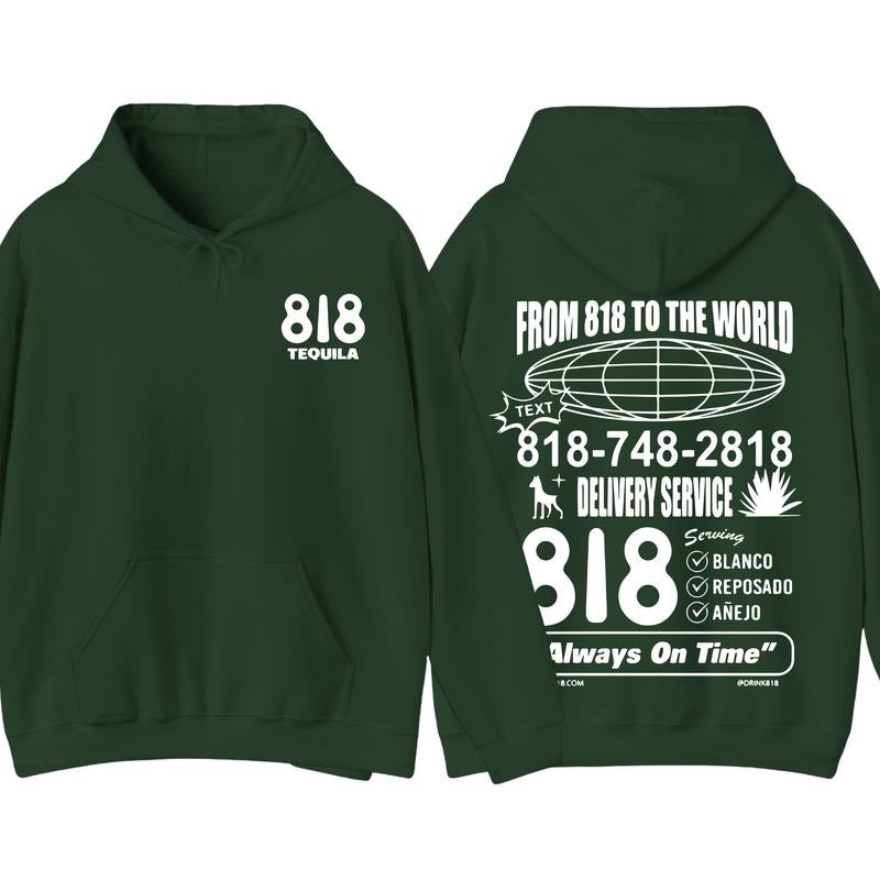 818 Tequila Hoodie, Trendy Hoodie, Regeneraton For The Next Generation, Gift for Mom Dad, Colorful