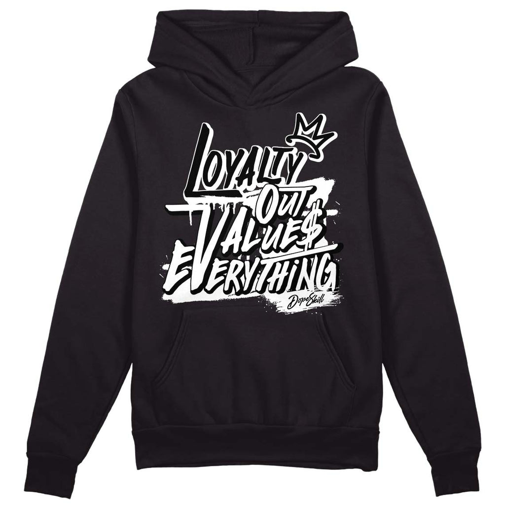 85 Black White 1s DopeSkill Hoodie Sweatshirt LOVE Graphic