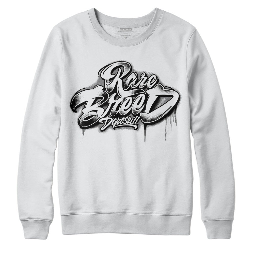 85 Black White 1s DopeSkill Sweatshirt Rare Breed Type Graphic