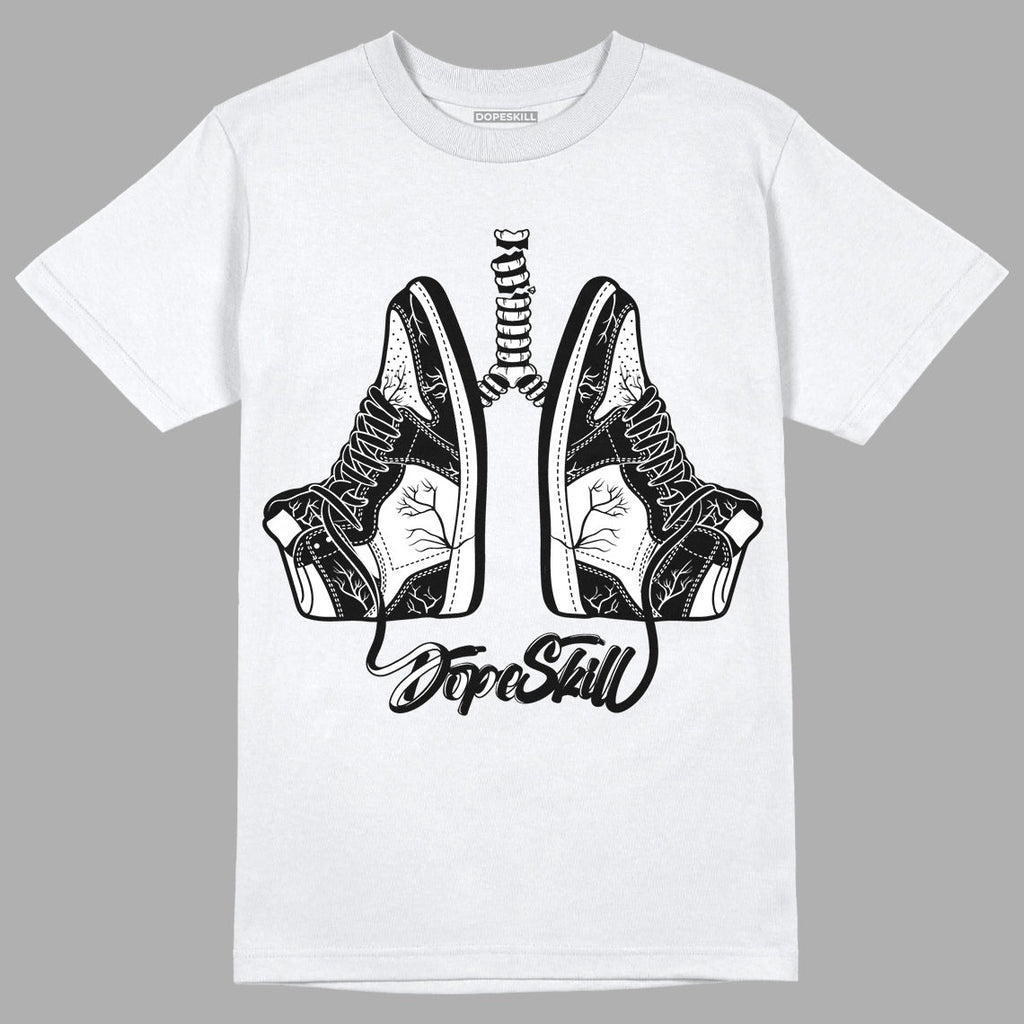 85 Black White 1s DopeSkill T-Shirt Breathe Graphic