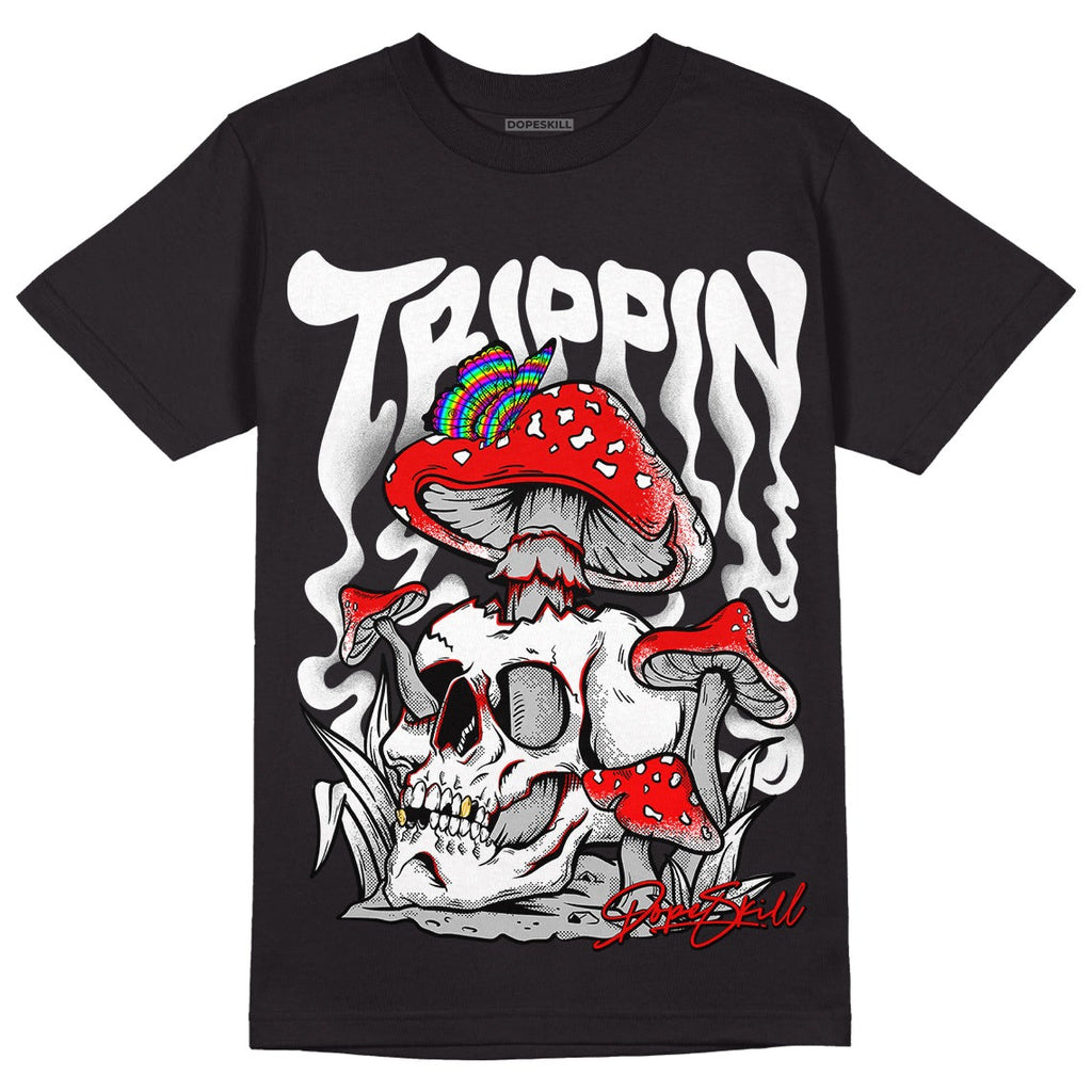 85 Black White 1s DopeSkill T-Shirt Trippin Graphic