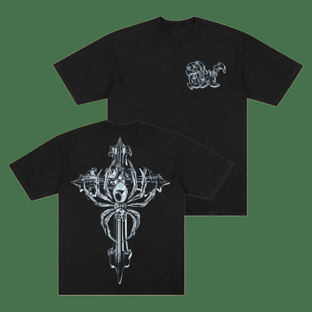 8thwndr Merch Spider Cross T-Shirt Gifts For Father's Day From Son