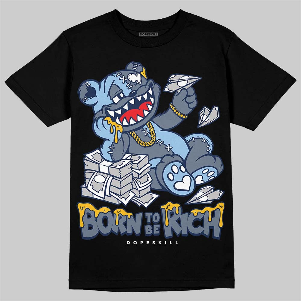 9060 Grey Day DopeSkill T-Shirt Born To Be Rich Graphic