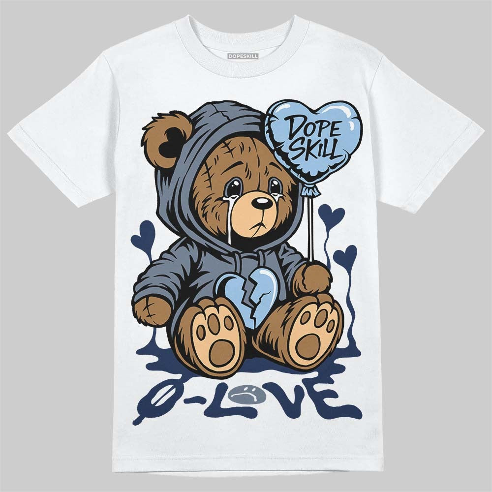 9060 Grey Day DopeSkill T-Shirt Broken Bear Graphic