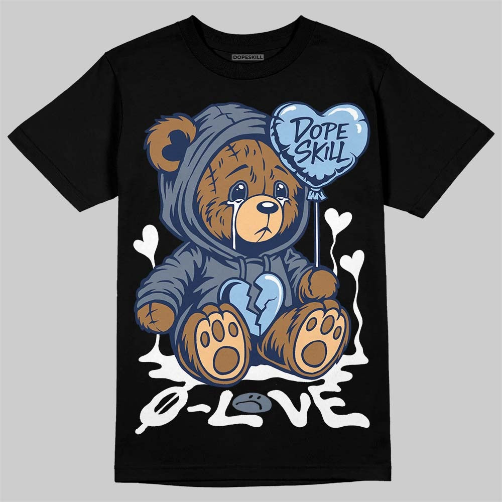 9060 Grey Day DopeSkill T-Shirt Broken Bear Graphic