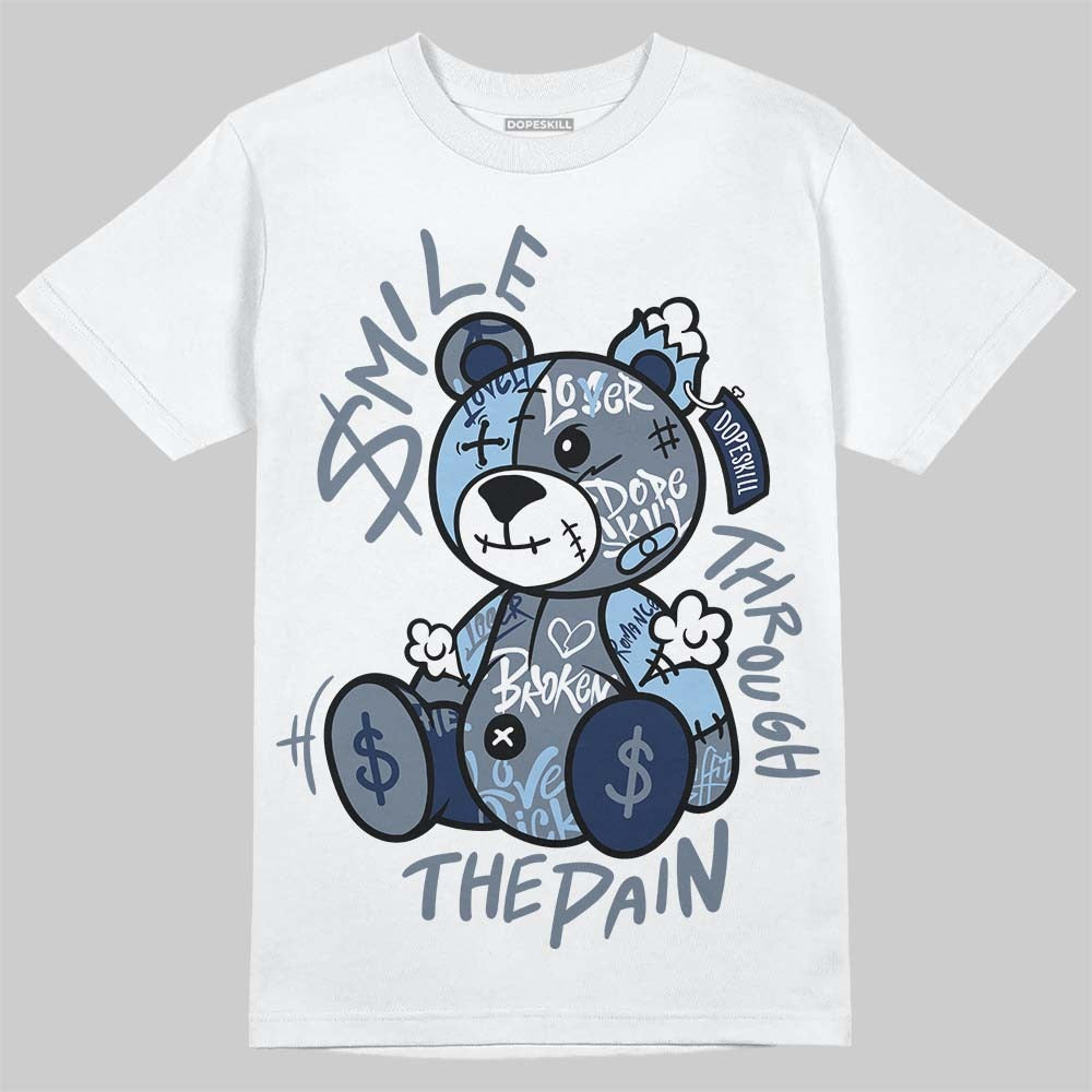 9060 Grey Day DopeSkill T-Shirt Smile Through The Pain Graphic